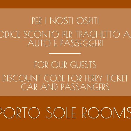 Porto Sole Rooms Portoferraio Exterior foto